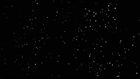Moving particles in space motion graphics with night background Stock Footage 228357115