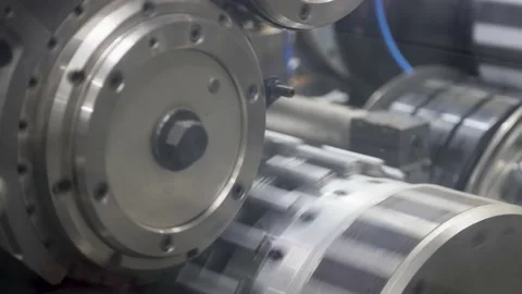 Moving parts of the machine Video stock 170186707