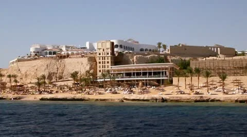 Moving past a reef in the Egypt 動画素材 8993209