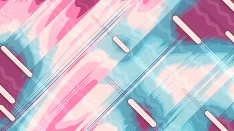 Moving pattern of colored diagonal lines. Leadership concept. 3d loop animation 스톡 동영상 133228996