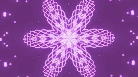 Moving pattern with star and geometric lines. Design. Festive animation with Stock Illustration