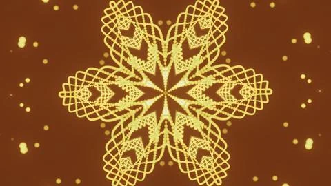Moving pattern with star and geometric lines. Design. Festive animation with Stock Illustration