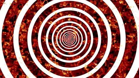 Moving patterns of rings 01 Stock Footage 269662112