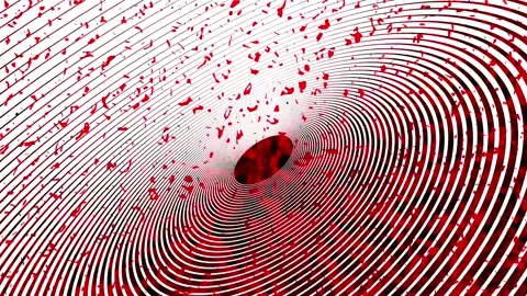 Moving patterns of rings Stock Footage 269662037