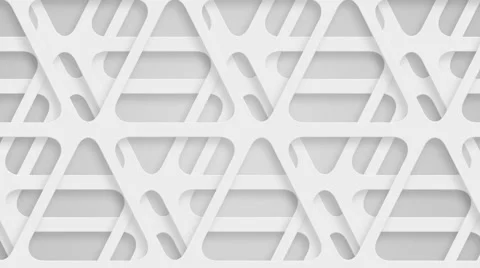 Moving perforated white triangles, loop Stock Footage 46813117