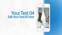 Moving Phone 15s Commercial (White Version) - After Effects Template Stock After Effects