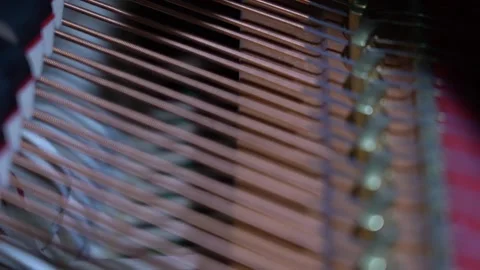 Moving Piano keys Keyboard Stock Footage 240725666