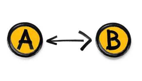 Moving from point A to point B and overcoming obstacles. Business problem s.. Stock Photos