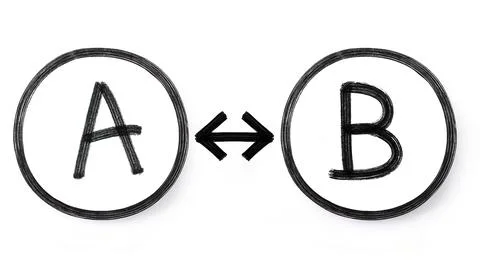 Moving from point A to point B and overcoming obstacles. Business problem s.. 스톡 사진