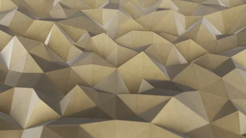 Moving polygonal carton pattern rendered in UHD Video stock 265842490