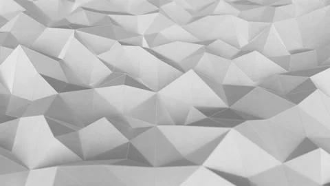 Moving polygonal white carton pattern rendered in UHD Stock Footage 265943237