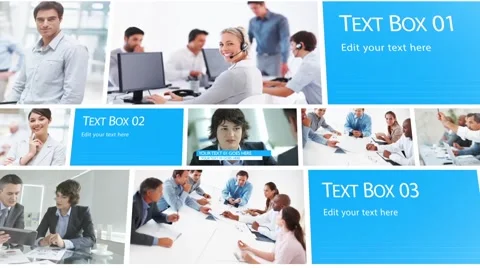 Moving Presentation - Apple Motion 5 and Final Cut Pro X Template Stockmateriaal After Effects