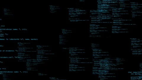 Moving Programming Code Digital Animation Stock Footage 315413937