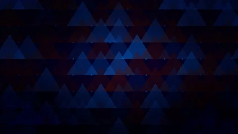 Moving pyramid pattern animation. Triangular blue shapes. Stock Footage 141178634