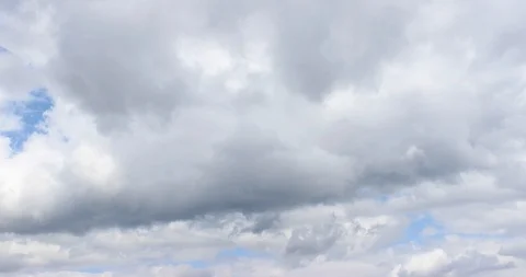 Moving Rainy Clouds Stock Footage 90135264