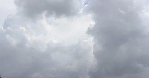 Moving Rainy Dark Clouds Stock Footage 90369624