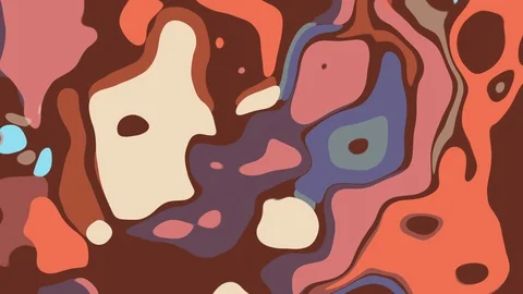 Moving random wavy multicolored texture animation 스톡 동영상 130167356