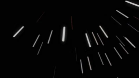 Moving, randomly flickering, color switching, isolated light sticks 스톡 동영상 147155264