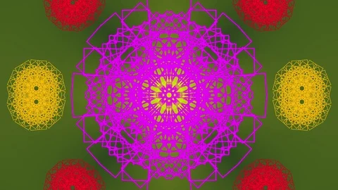 Moving Rectangles Flowers. Background Video stock 73069174