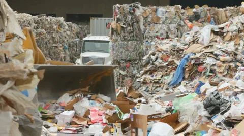 MOVING RECYCLED PAPER Stock-Footage 6530138