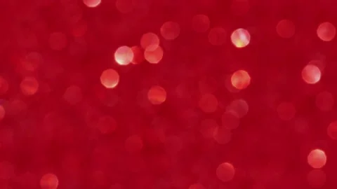 Moving red defocused bokeh lights background Christmas, Valentine's Day concept 動画素材 166419260