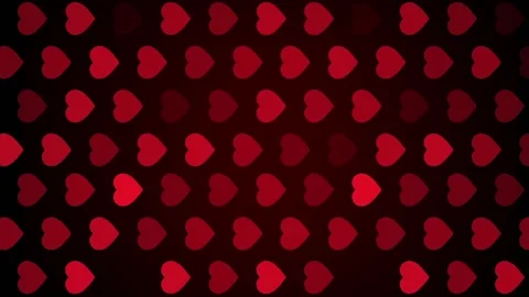 Moving red hearts shape video background,best in vertical Stock Footage 133981885