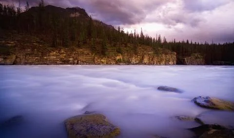 Moving River Scenic Stock Photos