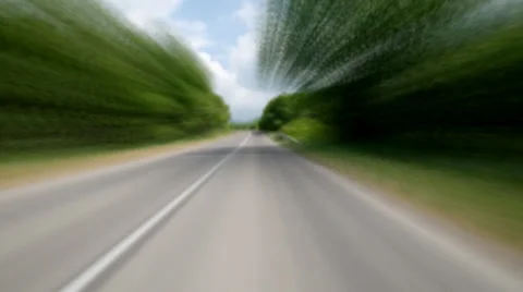 Moving on road Stock Footage 28112949