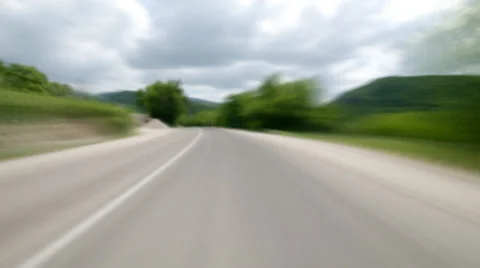 Moving on road Stock Footage 28440960