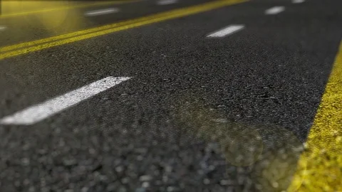 Moving on Road HD Stock Footage