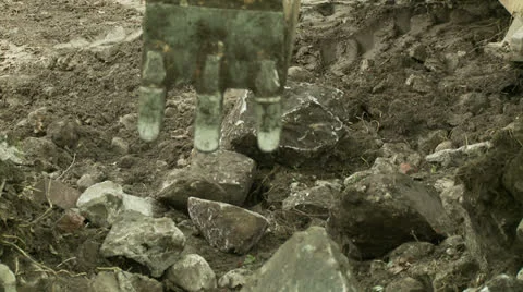 Moving rocks 03 CU front Stock Footage 25604318
