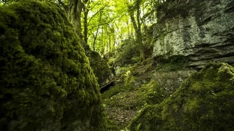 Moving with the Rocks - Timelapse - 4K - 23.98 fps - England - UK Stock Footage 147504887