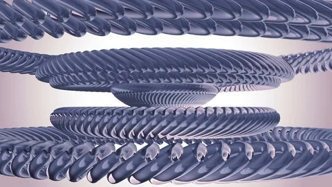 Moving rotating golden silver metal gears chain elements seamless loop animation 스톡 동영상 88965656