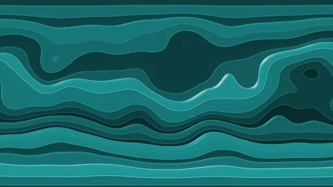 Moving royal blue gradient glossy hypnotic curly waves abstract background Stock Footage 272641752