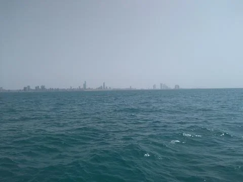 Moving sea Foto stock
