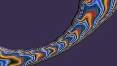 Moving serpentine multicolored abstraction. Motion graphics. Stock Footage 149548519
