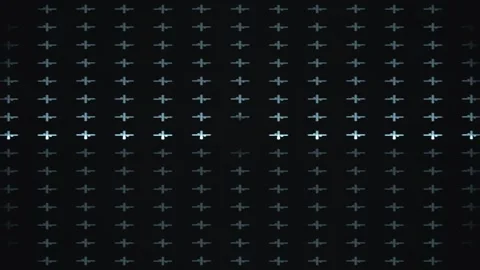 Moving shapes create patterns on a dark background Stock Footage 339304036