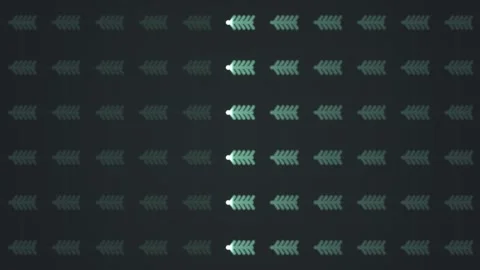 Moving shapes create patterns on a dark background Stock Footage 339328764