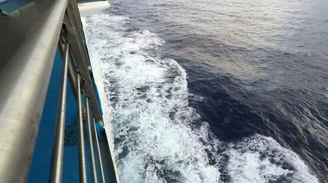 Moving ship Stock Footage 56146060