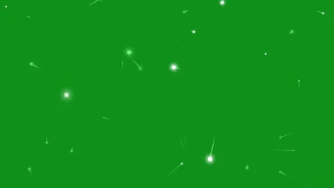 Moving shooting stars motion graphics with green screen background Stock Footage 346273858