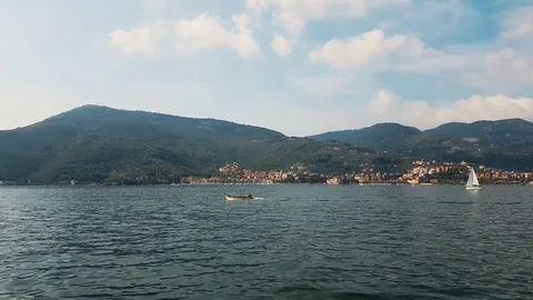 Moving Shot from a boat Stock Footage 82393716