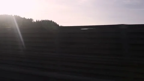 Moving shot on a highway in Austria Stock Footage 77070997