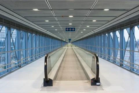 Moving sidewalk Stock Photos