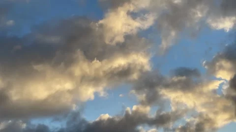 Moving sky. Stunning clouds in time-lapse. Stock Footage 327557390