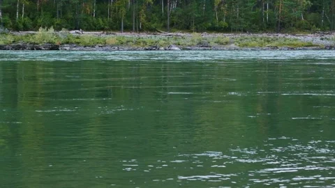 Moving slow motion flow river. Stock Footage 260218332