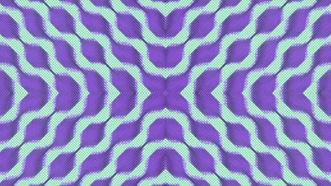Moving smooth repeating neon color pattern. 3d rendering loop animation HD Stock Footage 251518971