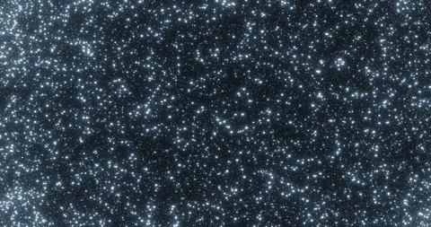 Moving soft beautiful shiny particles with bokeh effect Stock Footage 254353873