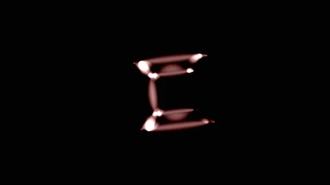 Moving Soft Edges Box Cube Glowing Stock Footage 143906448