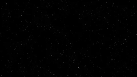 Moving sparkles. Particles in space. Animation. Video stock 75494360