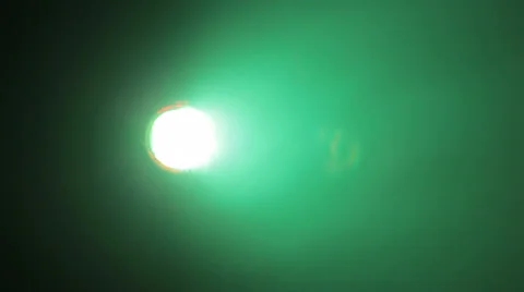Moving spotlight in the darkness Stock Footage 37097228